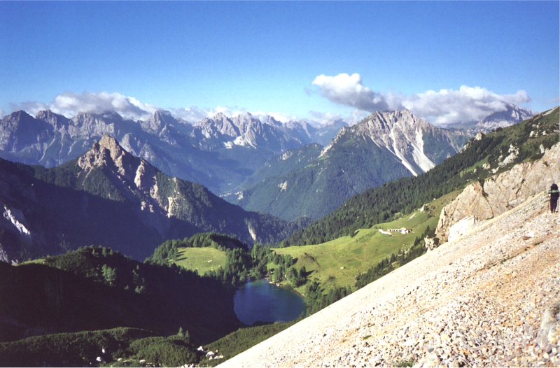 foto 14 - abstieg vom giradomopaß, blick auf lago bordaglia