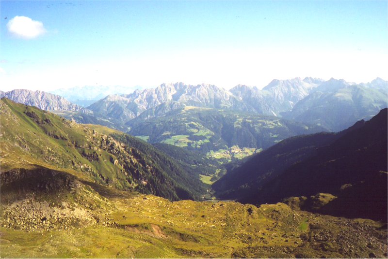 foto 29 - aufstieg vom luggauer törl, blick richtung norden (luggauer böden, ebenertal)